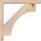 Ekena Millwork Westlake Block Smooth Bracket w/ Offset Brace, Douglas Fir, 3 1/2"W x 20"D x 20"H BKT0402X20X20WTL05SDF - alternate 3